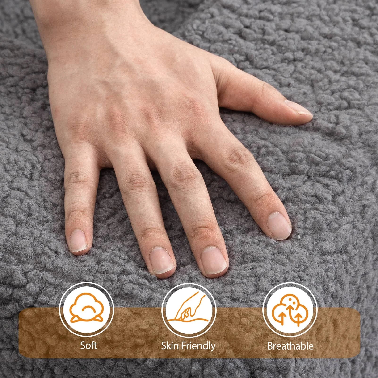 The Giant Bean Bag Chair's fabric is soft, skin friendly and breathable.