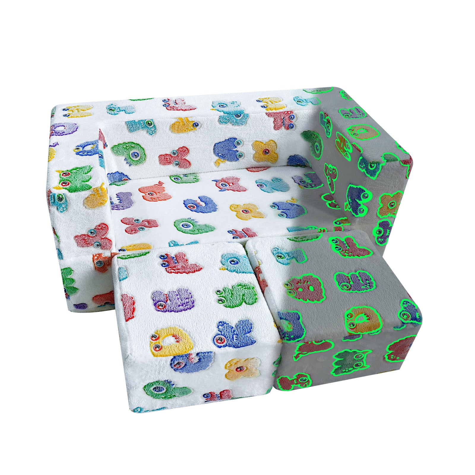 Kids Play Couch Glow in Dark | GlowSofa