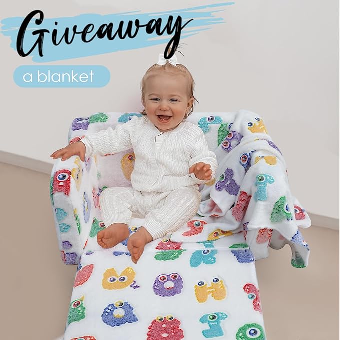 Fold Out Kids Couch, Flip Out Kids Sofa Chair with Blanket | GlowSofa