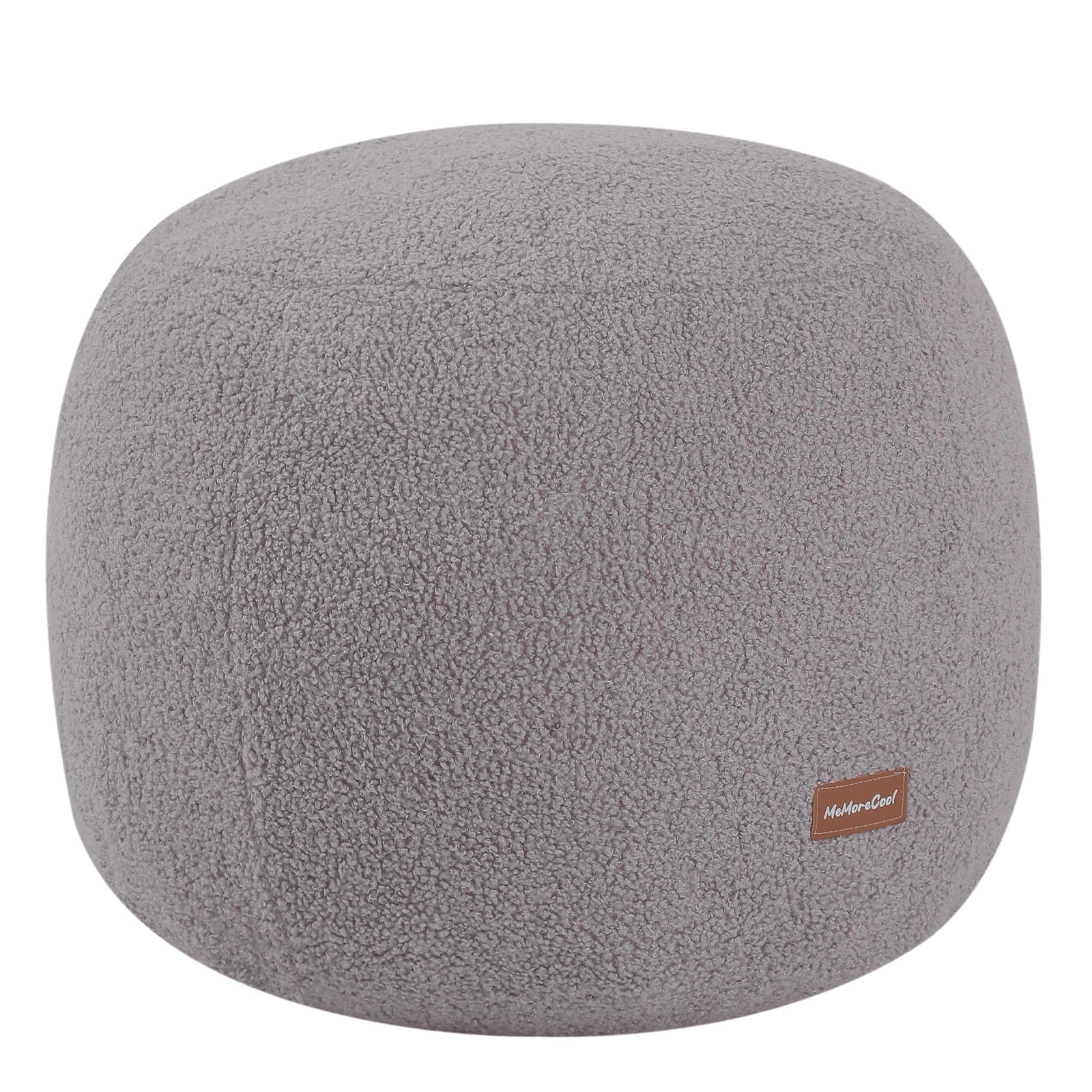 Round Pouf Ottoman Foot Rest, 20"x15"
