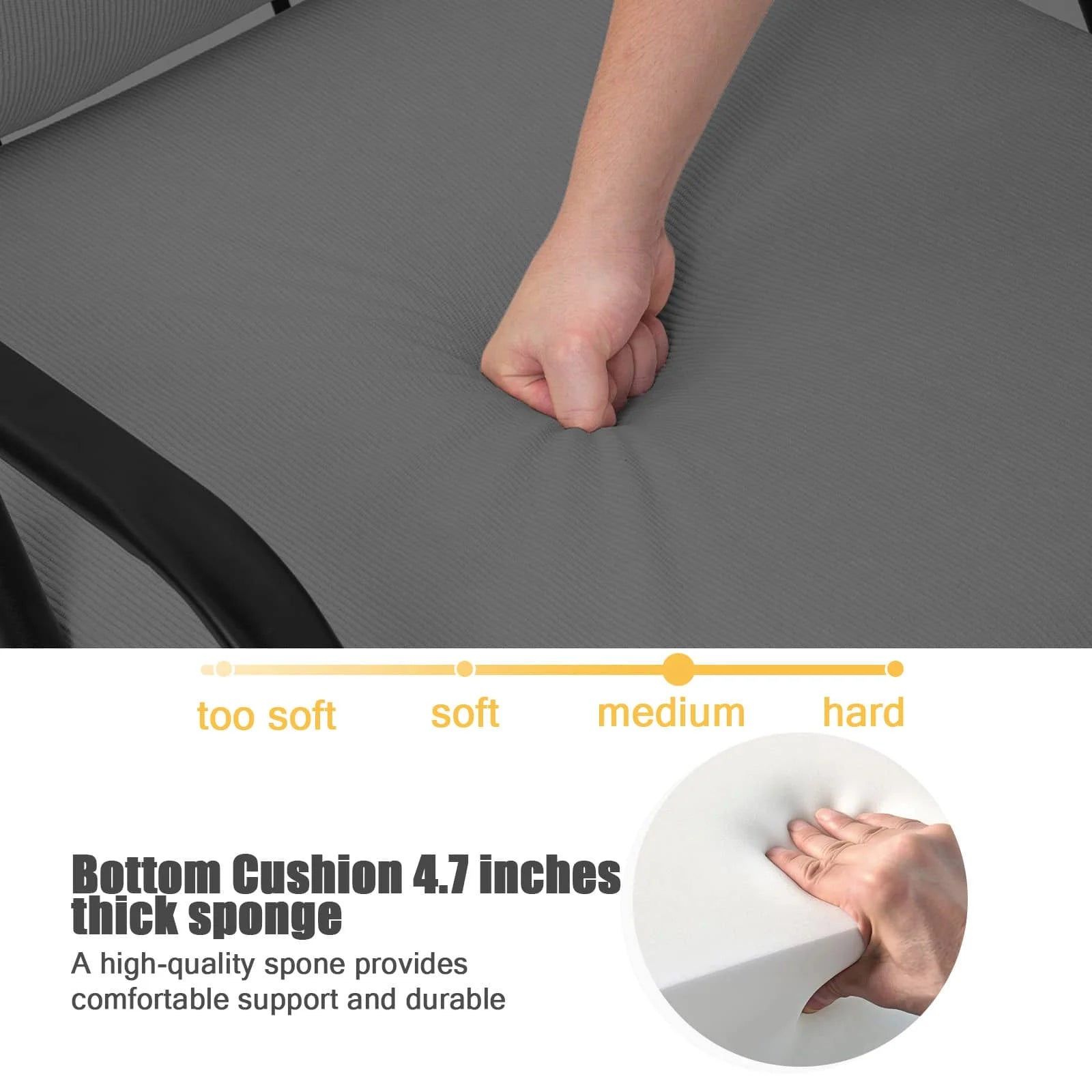 COMAX Glider Rocking Chair Good support