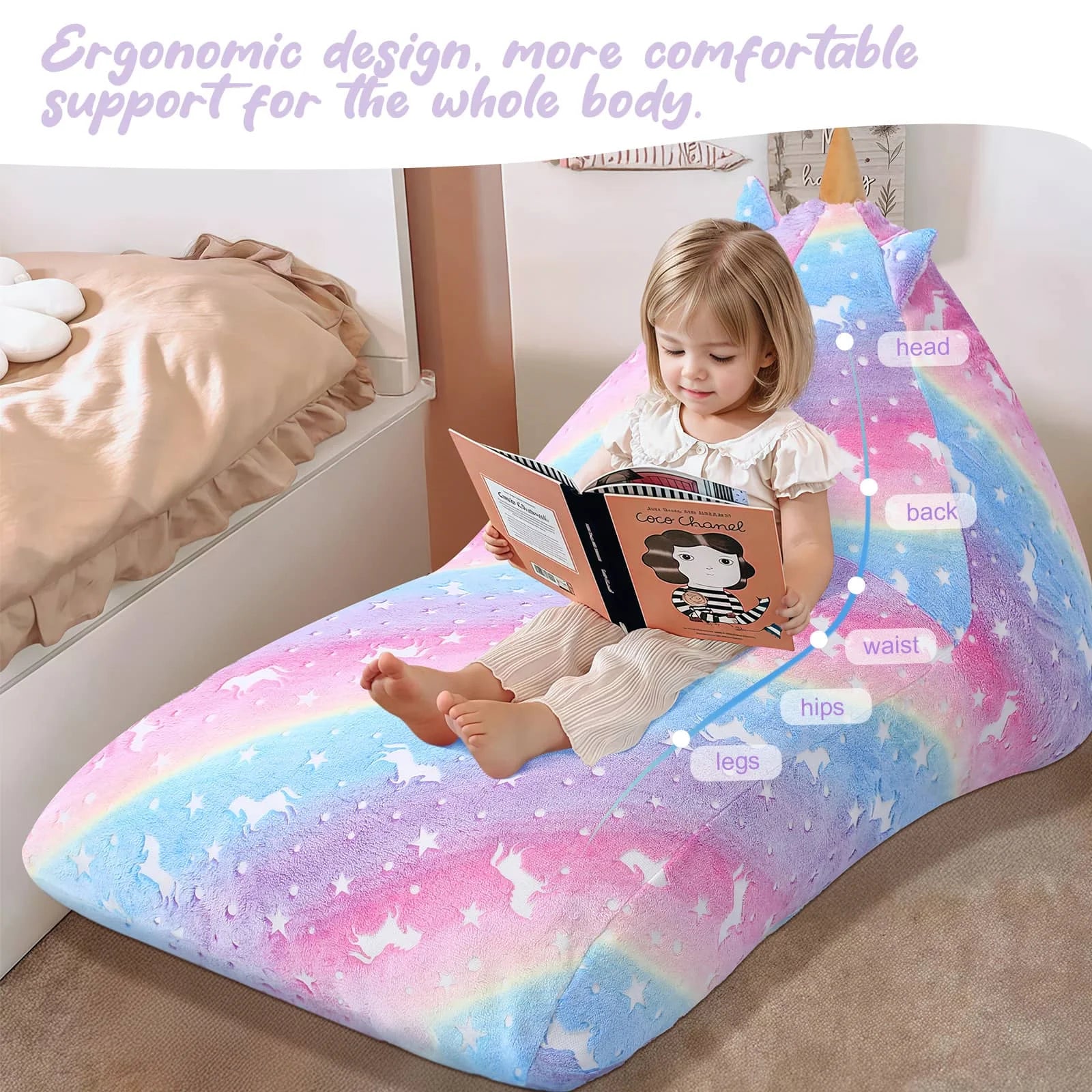 COMAX Kids Bean Bag Chairs