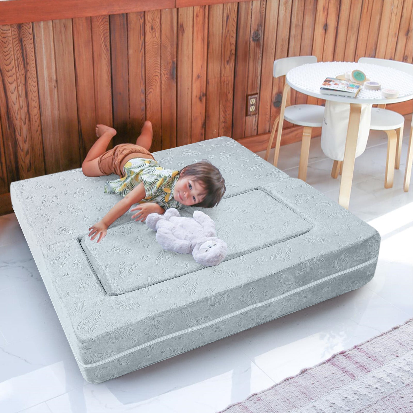 Kids Play Couch Glow in Dark | GlowSofa