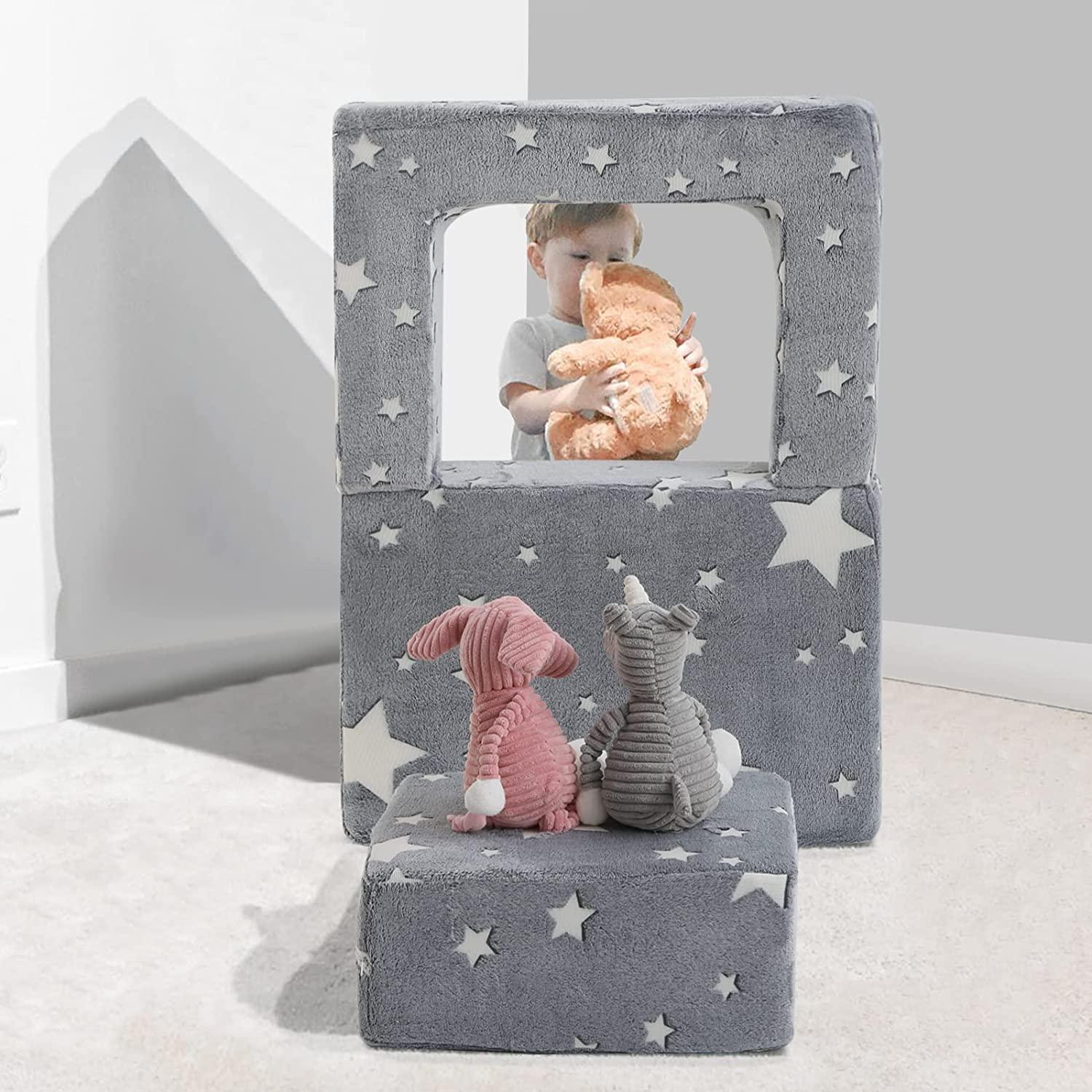 Toddler Chair transforms into puppet theater