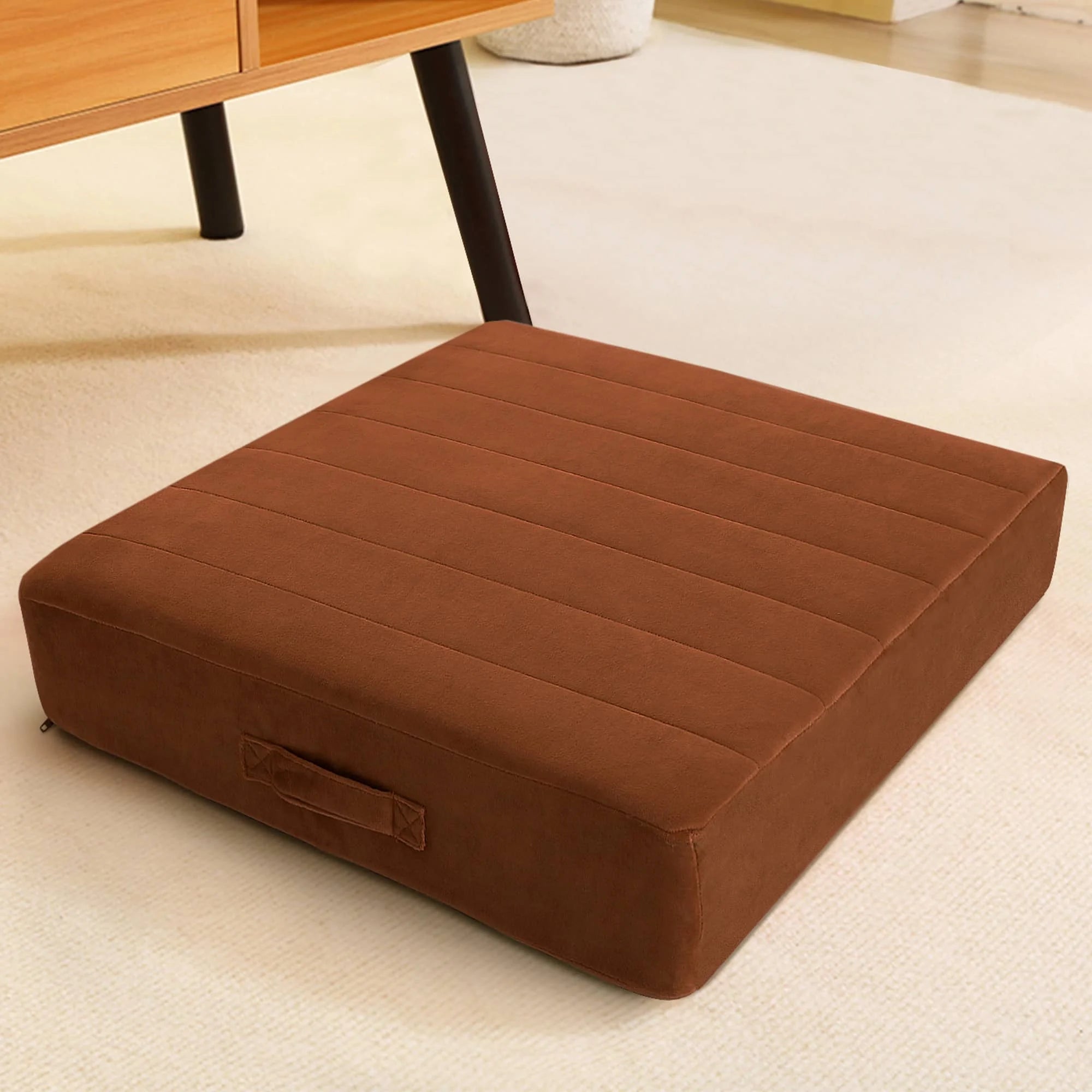 Glowosfa Large Floor Pillows-coffee