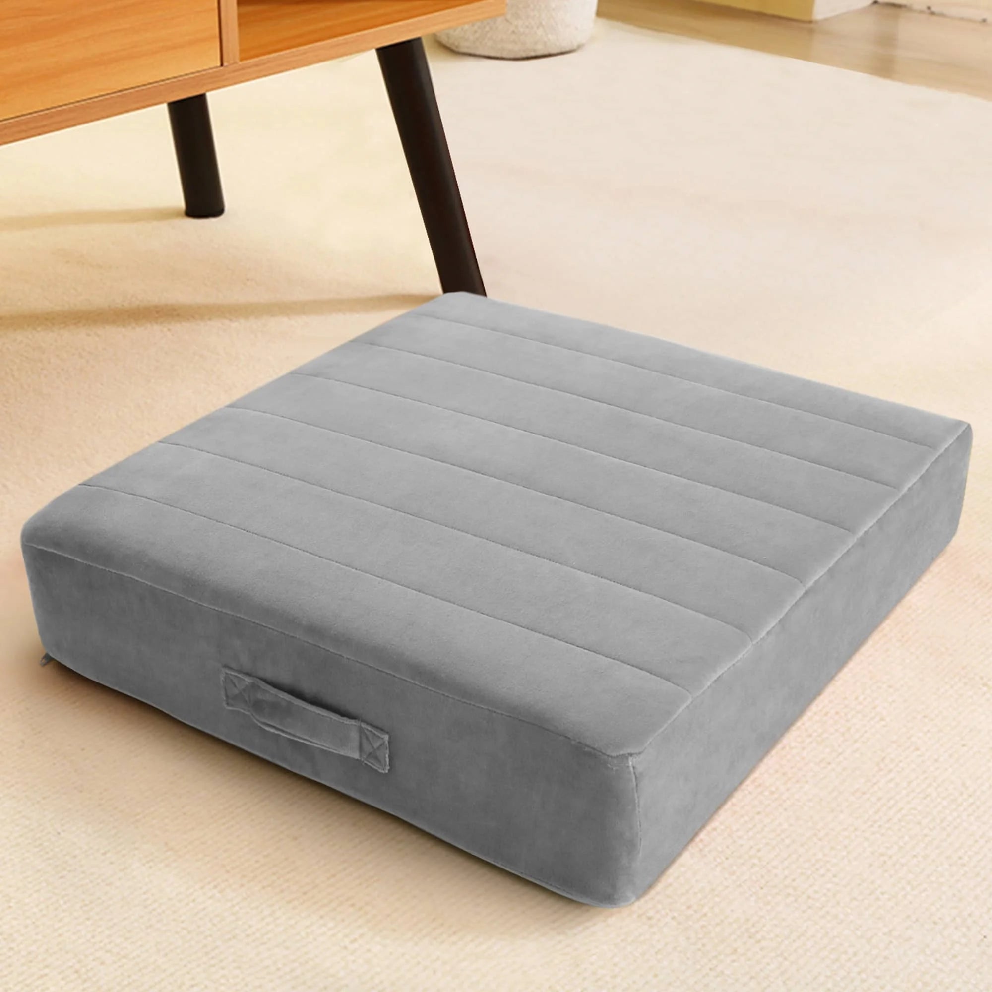 Glowosfa Large Floor Pillows-lightgrey
