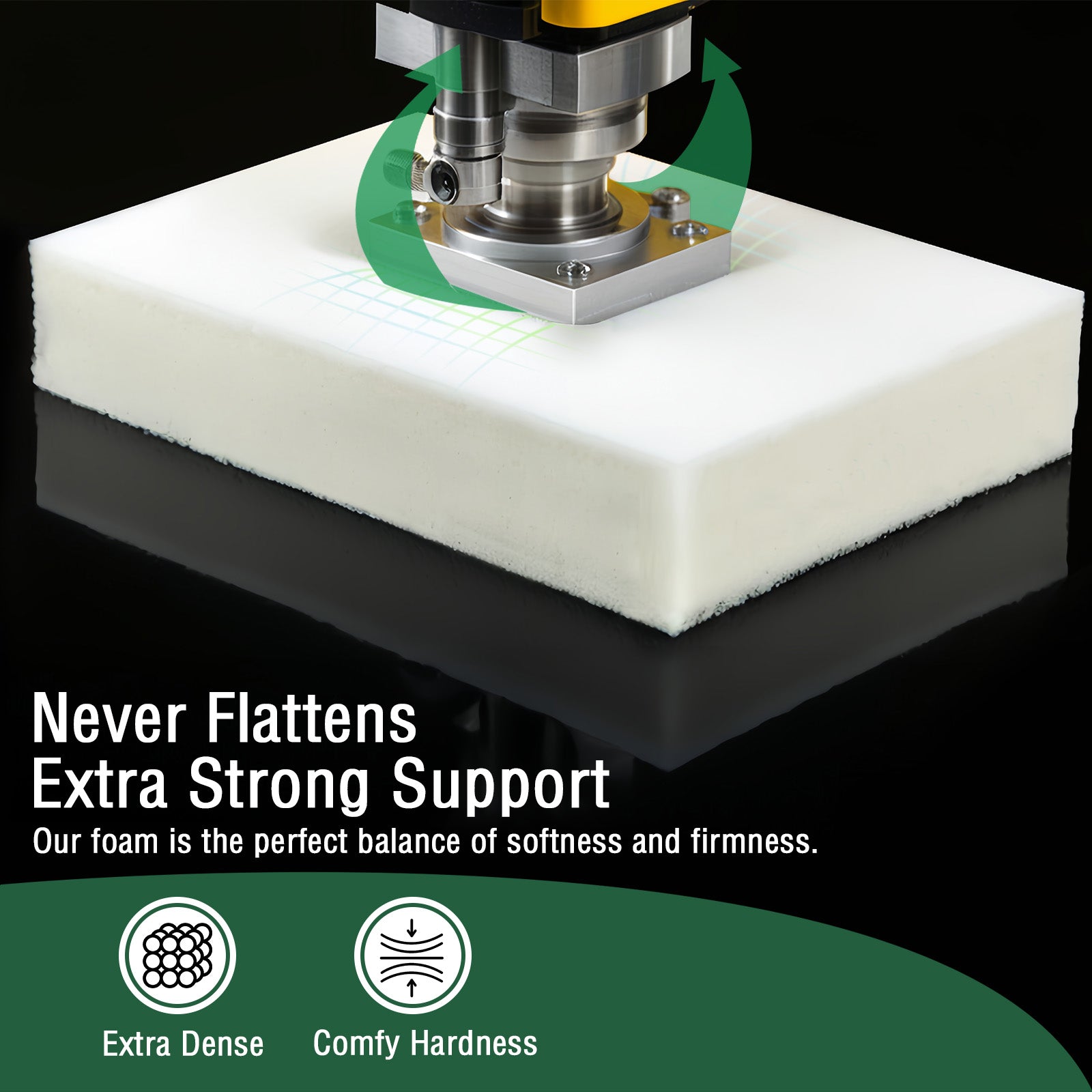 Soild green kids paly couch foam display picture