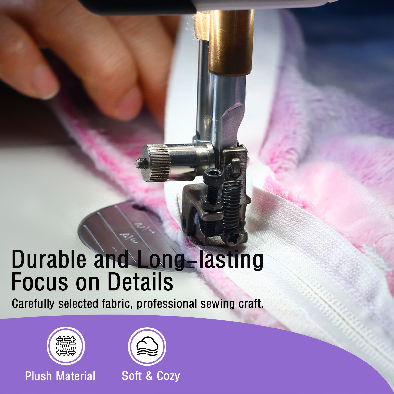 Machine stitched high quality kids paly couch fabric