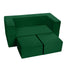 Convertible Kids Modular Couch-Green