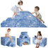Kids climb and slide on the Glowsofa's Space Astronaut Climbing Kids Play Couch