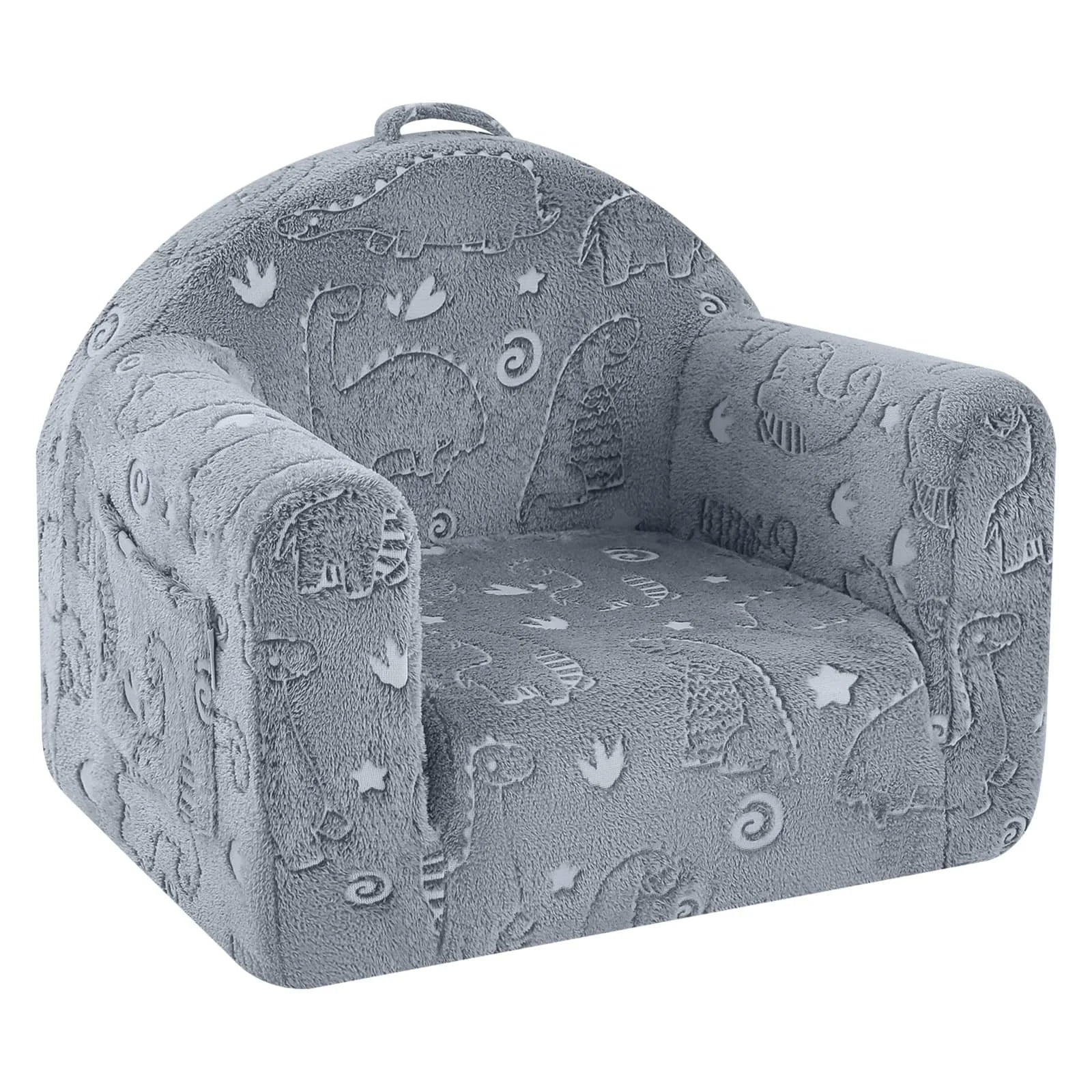 Glowsofa Kids Fold Out Couch-Dinosaur