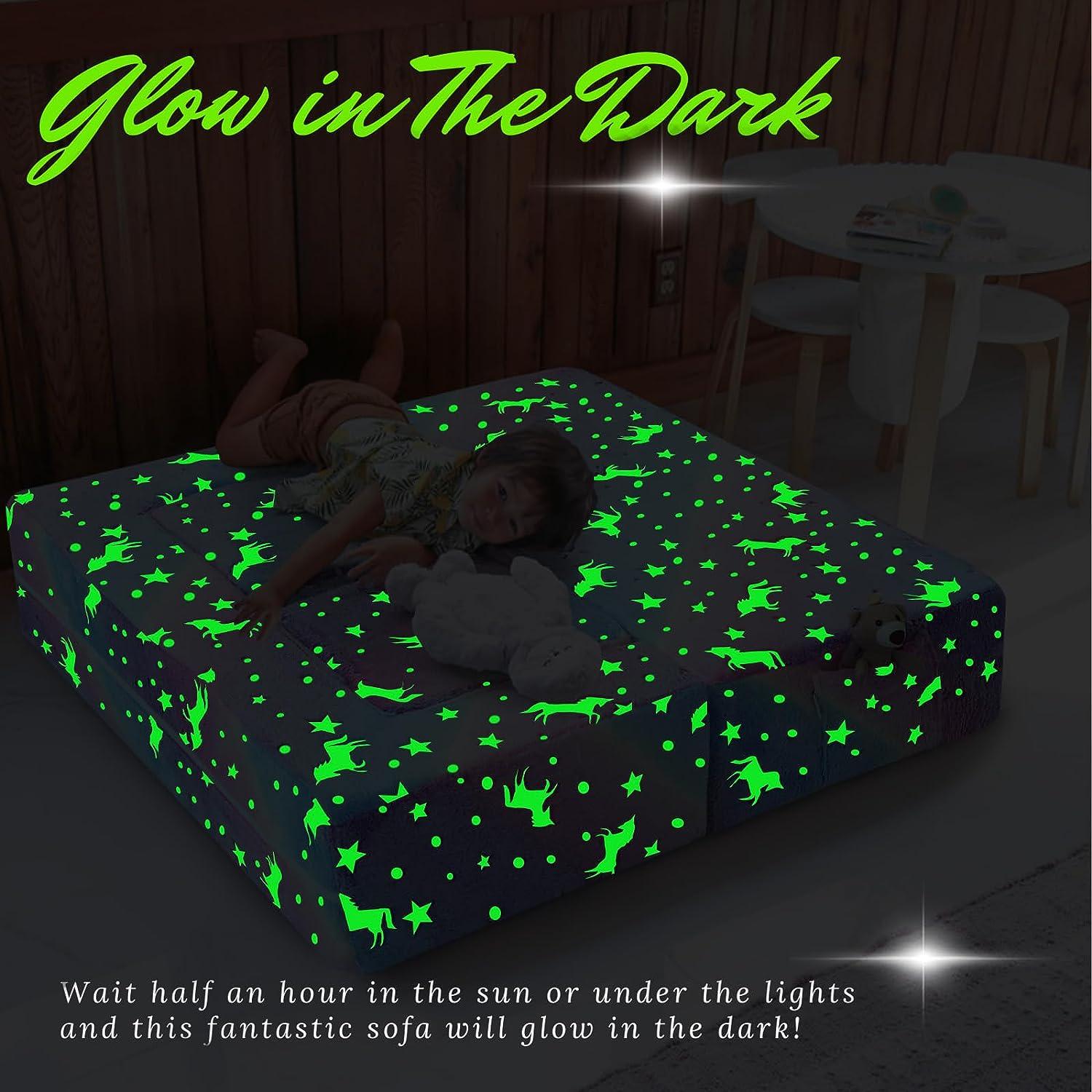 Kids Play Couch Glow in Dark | GlowSofa