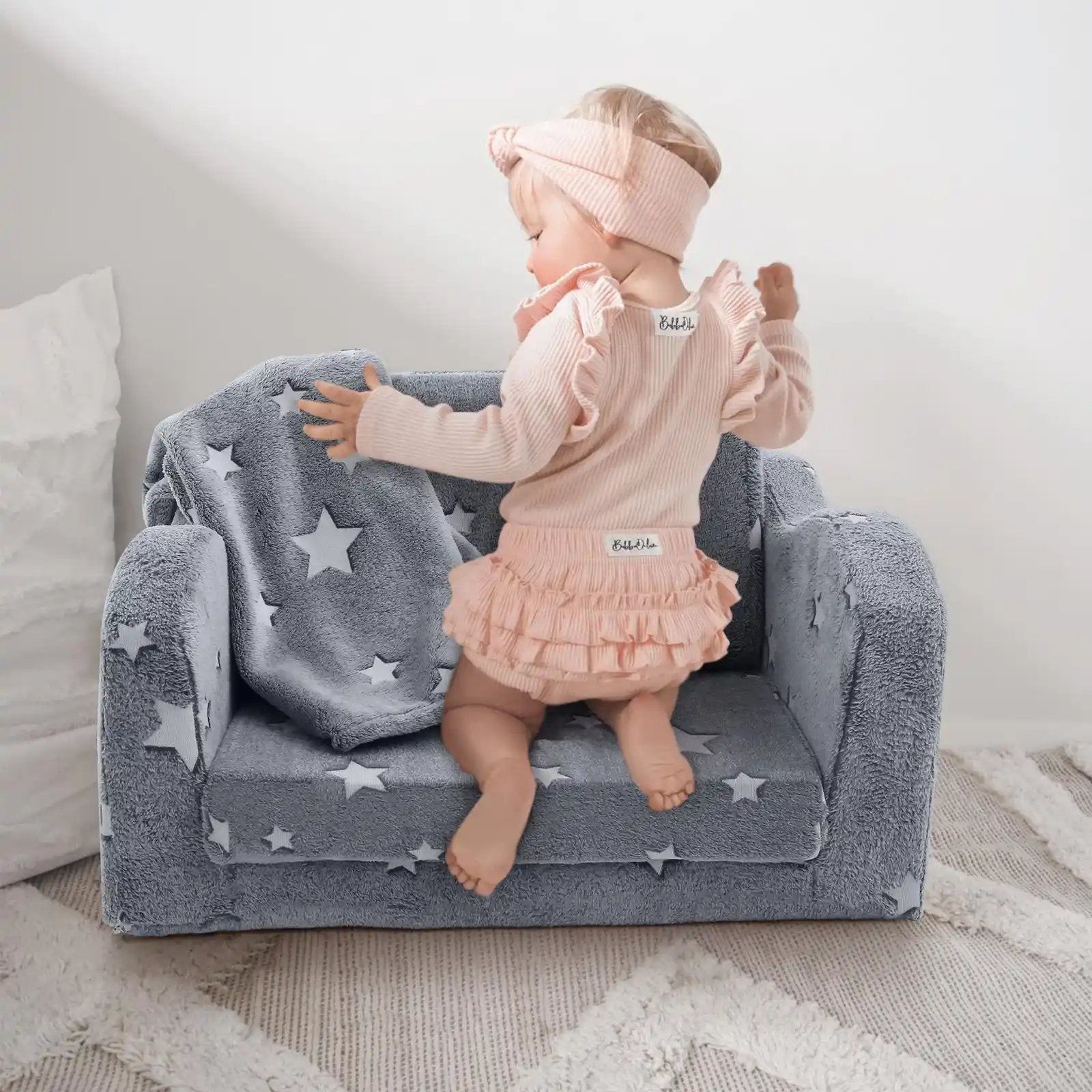 Foldable Kids Sofa Chair - GlowSofa