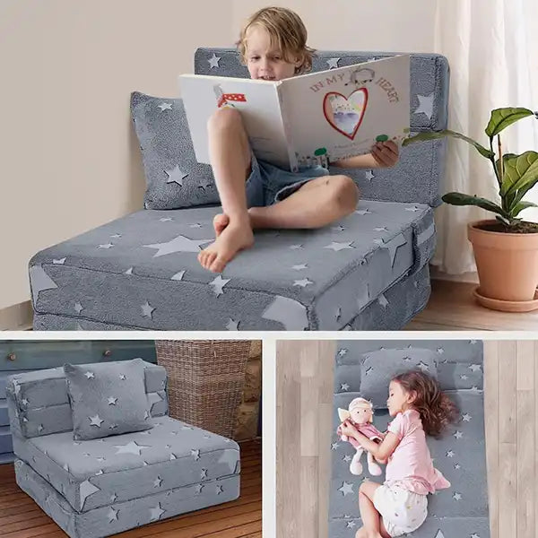 Cute Kids Floor Couch - GlowSofa