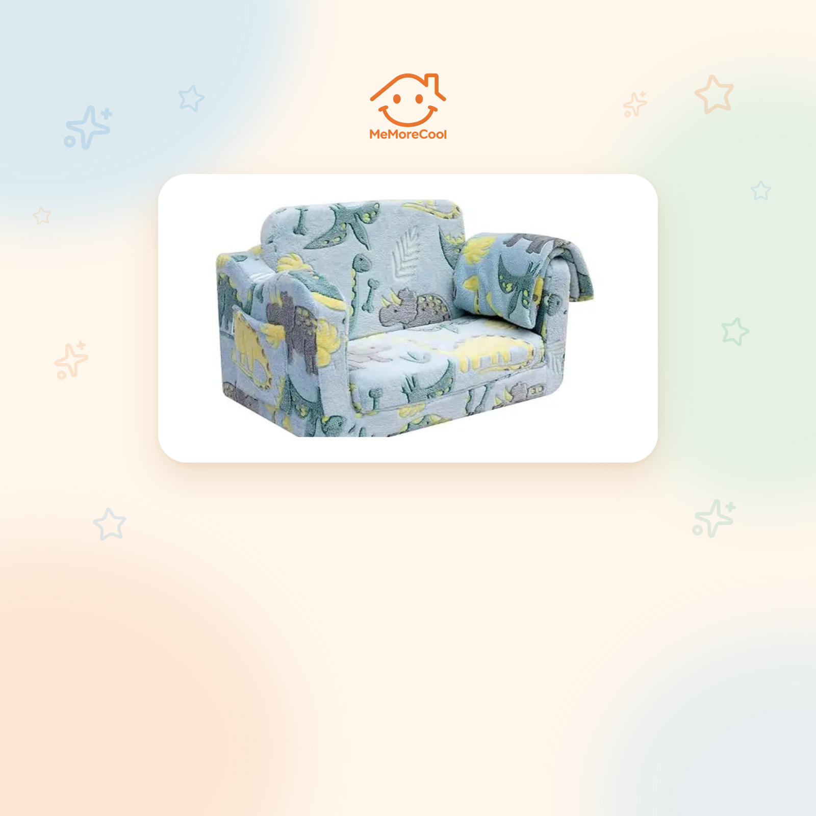 MeMoreCool fold-out kids sofas collection
