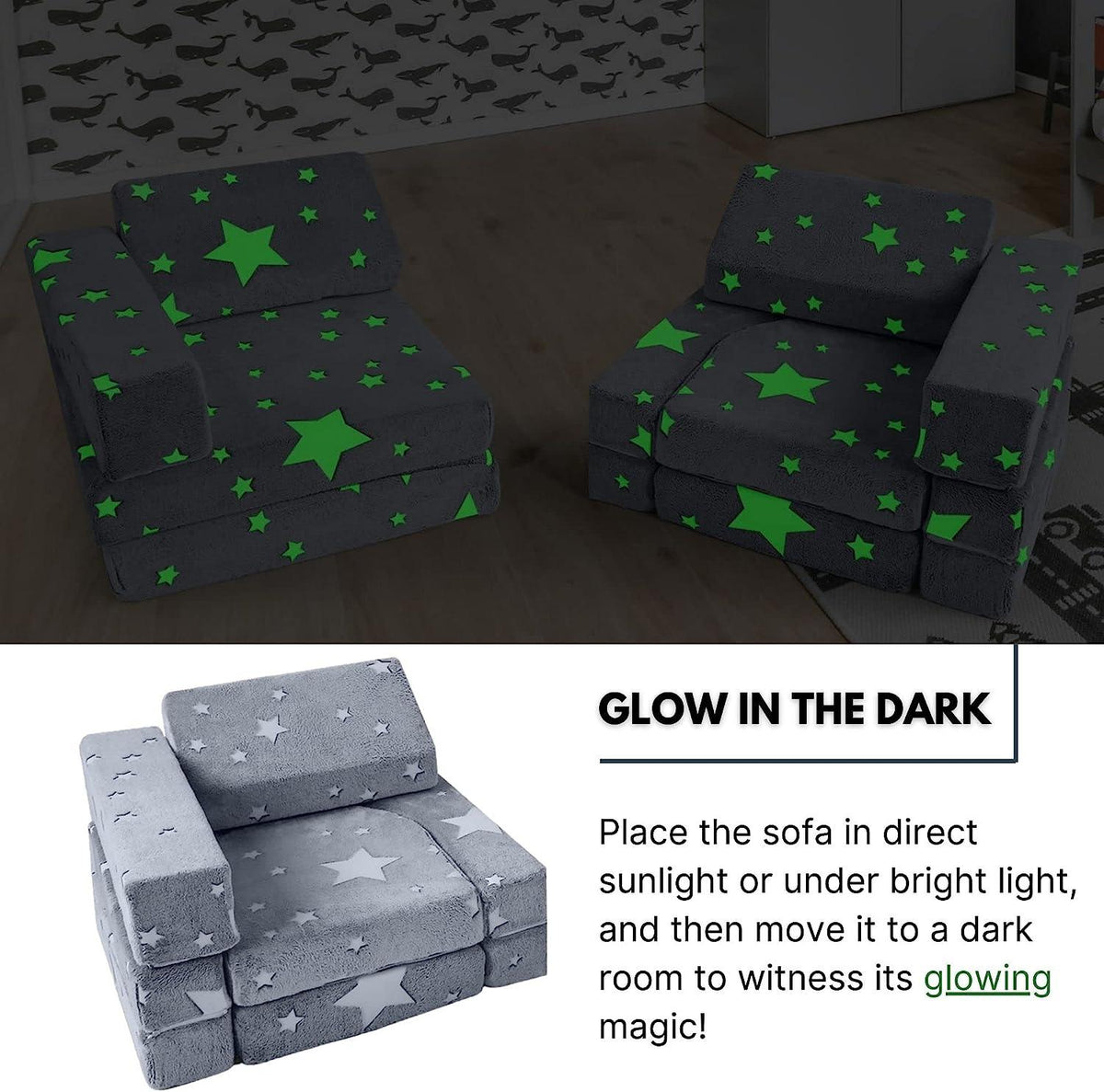 MeMoreCool stars and space kids couches