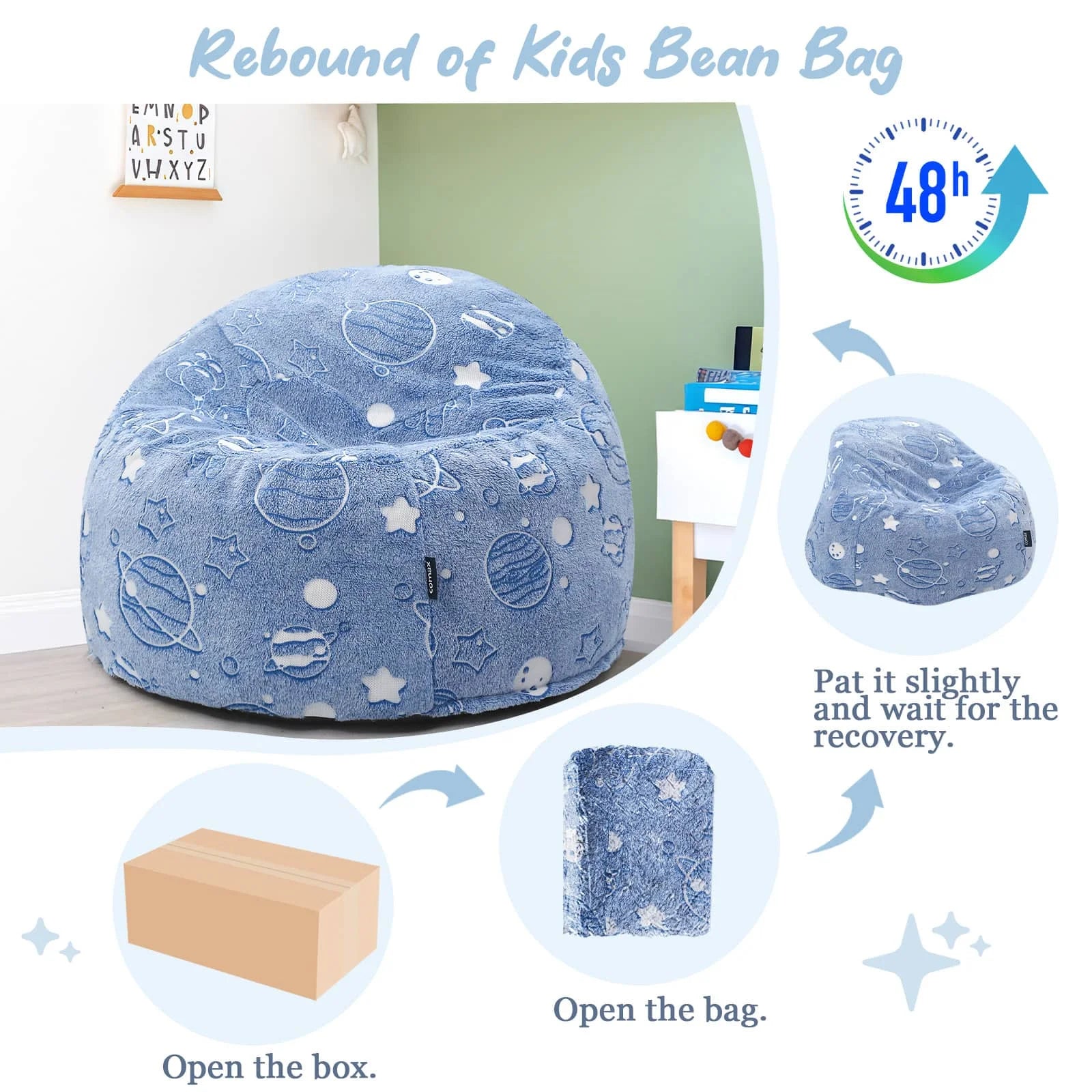 COMAX Children's Bean Bag Chair
