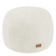 Round Pouf Ottoman Foot Rest, 20"x15"