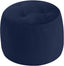 Round Plush Pouf Ottoman, 20"x15"