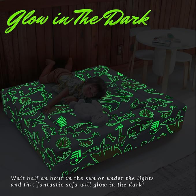 Kids Play Couch Glow in Dark | GlowSofa