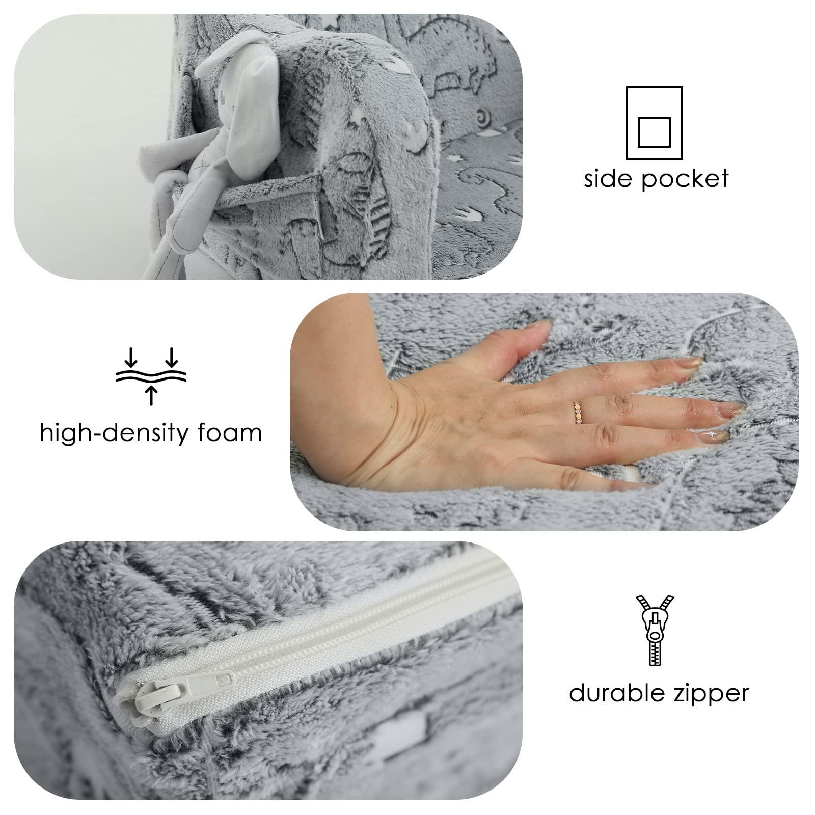 Fold Out Kids Couch, Flip Out Kids Sofa Chair with Blanket | GlowSofa