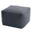 Round Pouf Ottoman Foot Rest, 20"x15"