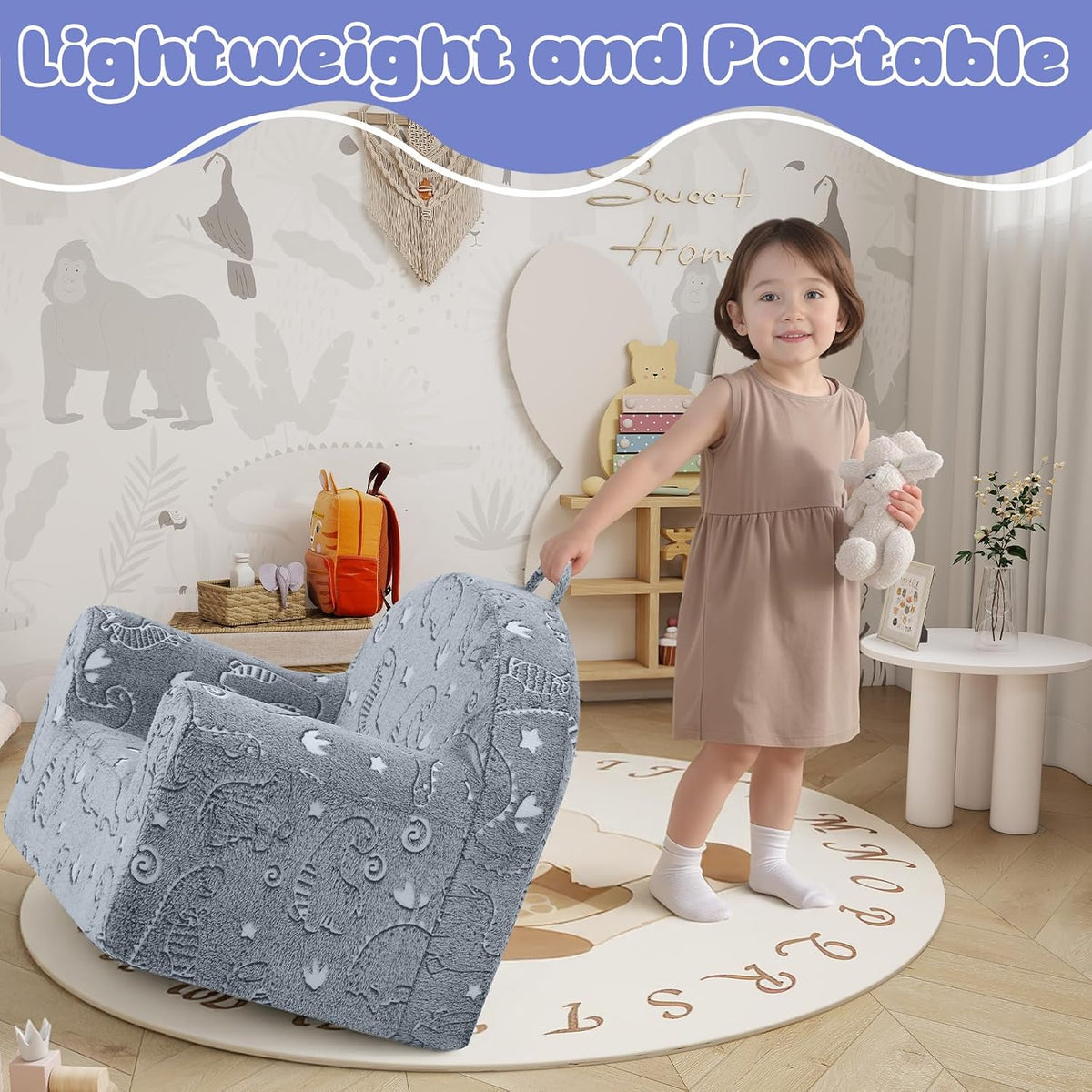 Lightweight and portable — kids can carry it themselves