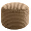 Round Pouf Ottoman Foot Rest, 20"x15"