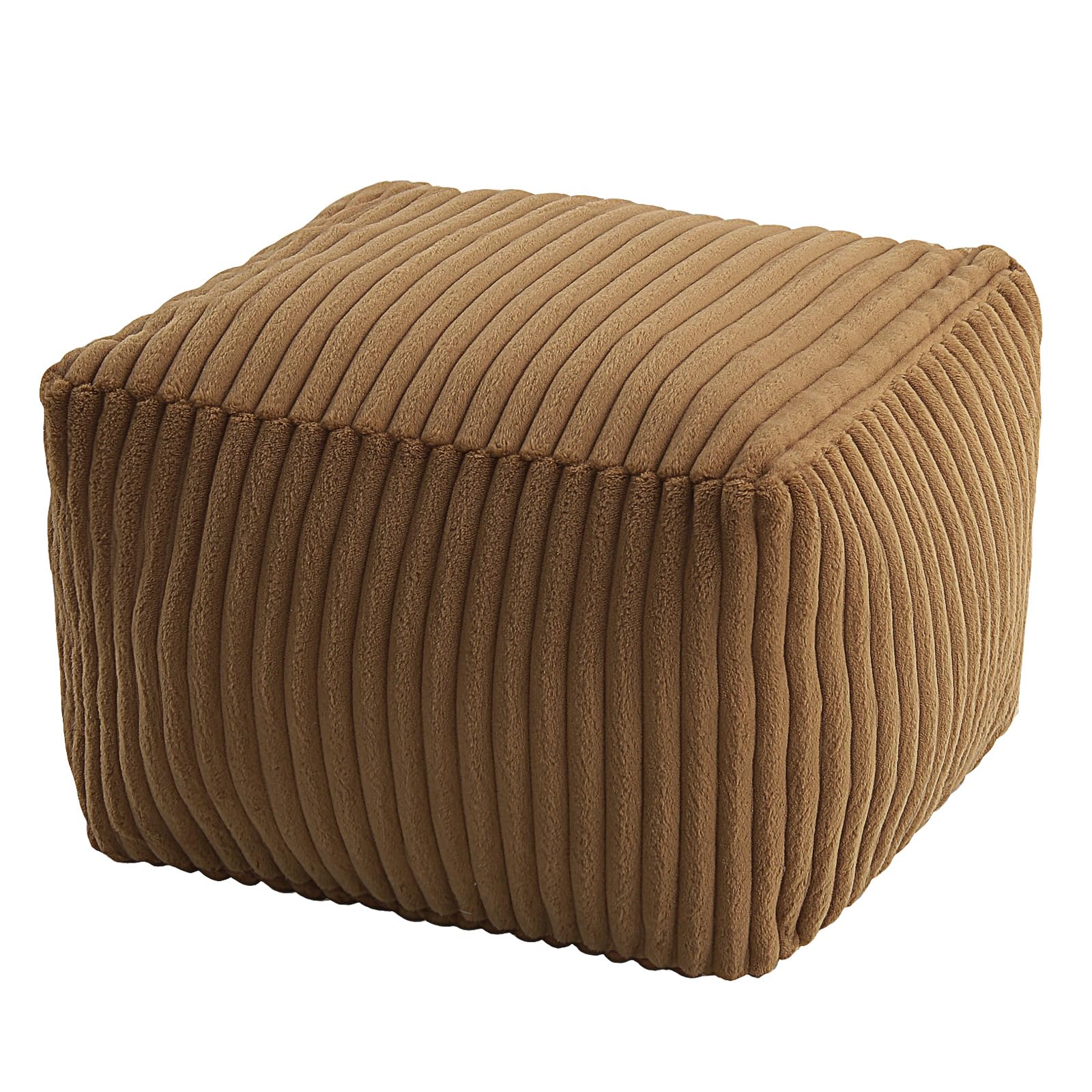 Round Pouf Ottoman Foot Rest, 20"x15"