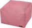 Round Plush Pouf Ottoman, 20"x15"