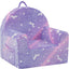 Lavender Unicorn print — purple unicorn fold-out kids couch