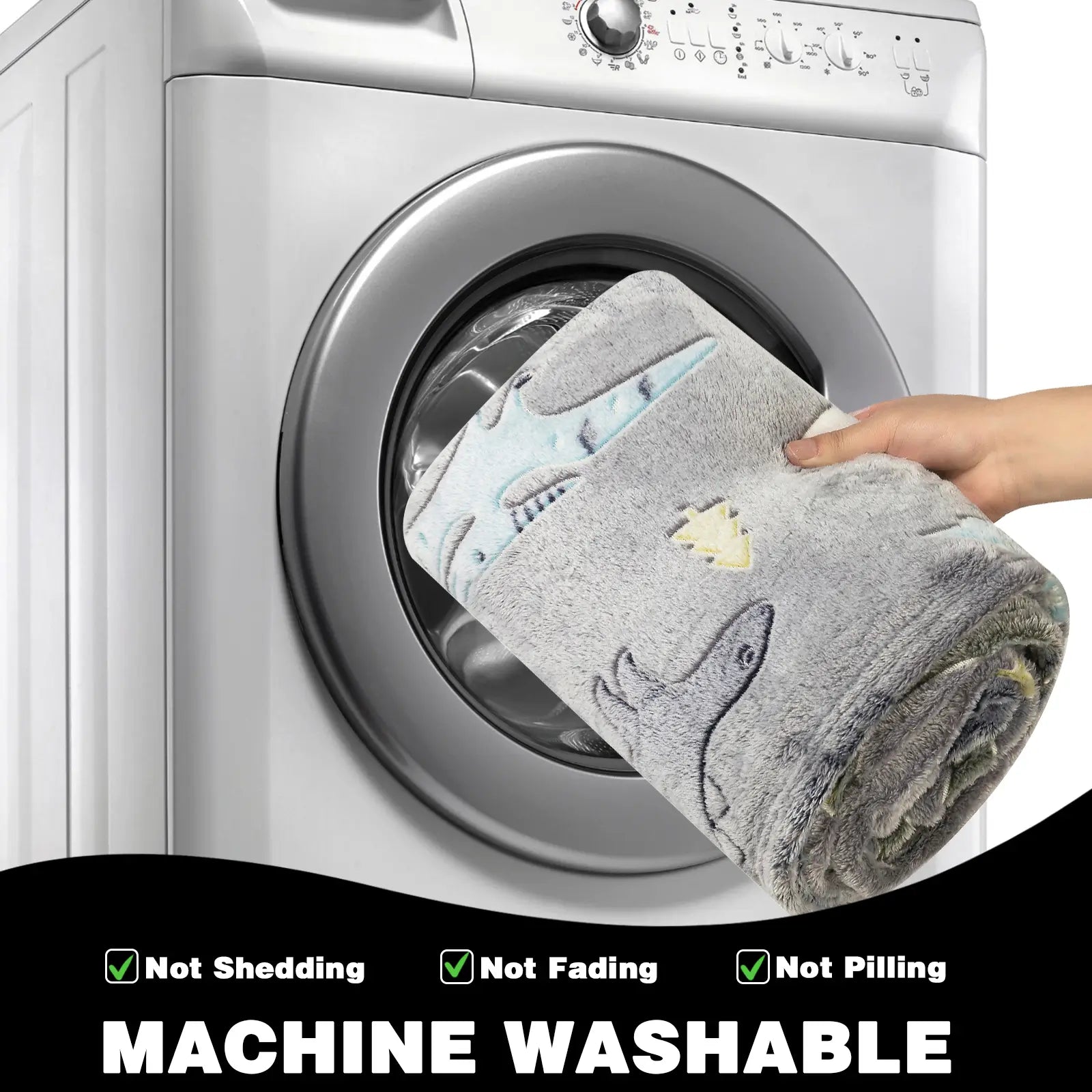 Preparing the folding floor mattress for kids glow in the dark cover for washing in the washing machine