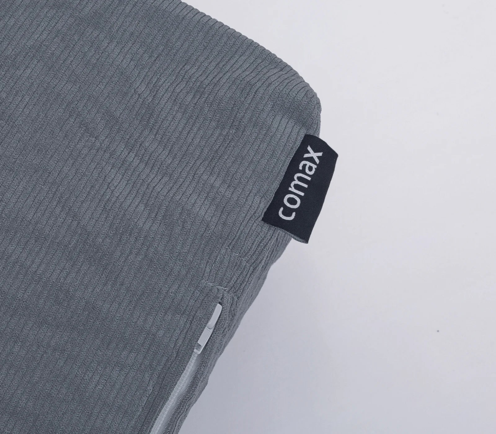 Grey Folding Sofa Bed has a durable zipper design for easy washing.