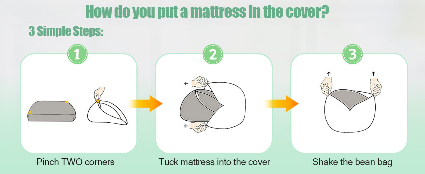 Comax's Bule Dinosaur Bean Bag bed for kids turns into a Bean Bag chair in just a few steps with a cover!