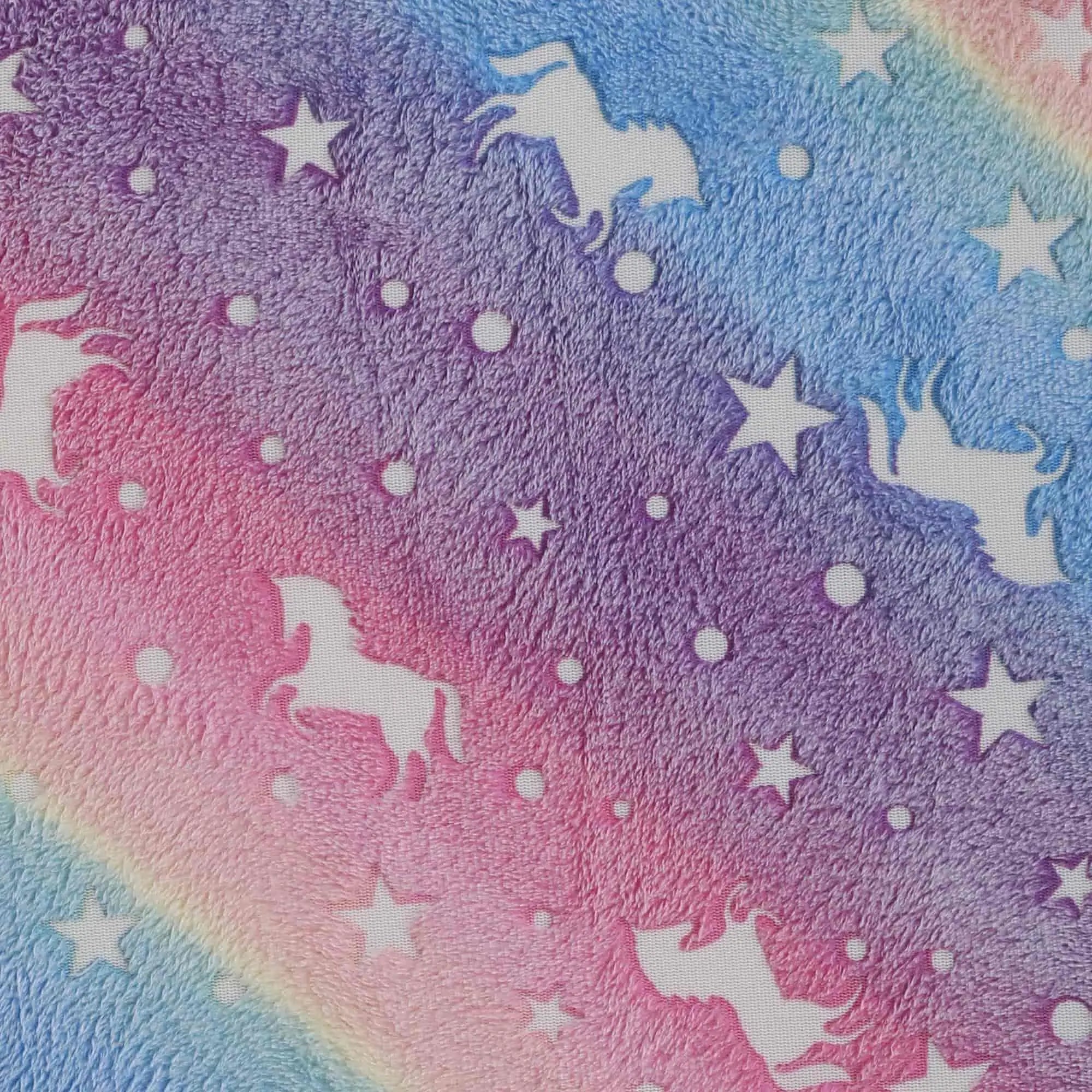 Folding Sofa Bed Floor Mattress for Kids features a colorful unicorn fabric.