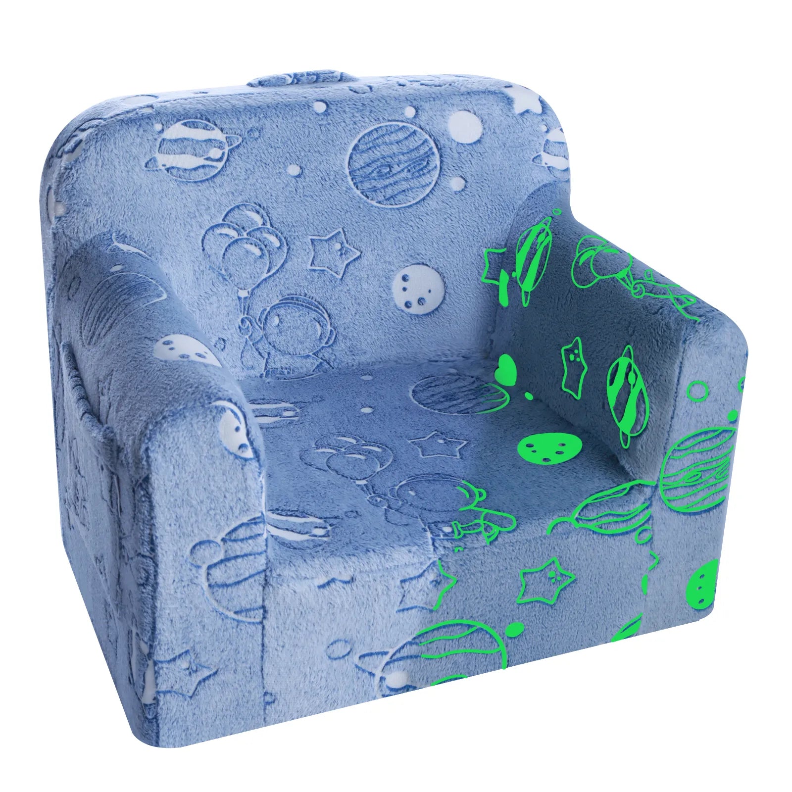 Glowsofa's Glowing Space kids armchair