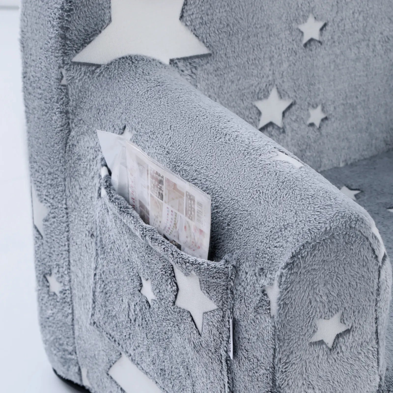  Glowsofa's Glowing Star kids armchair with its own pockets