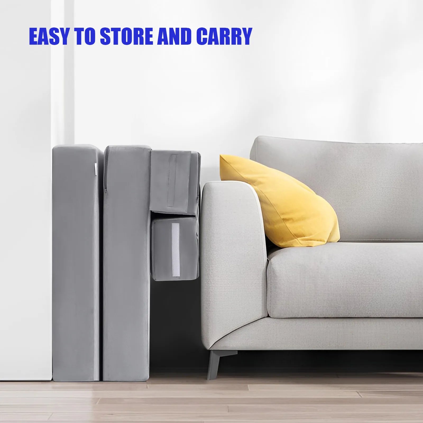 Foldable GlowSofa Chair Bed - 6" Foam Mattress Sleeper with Pillow | Glowsofa