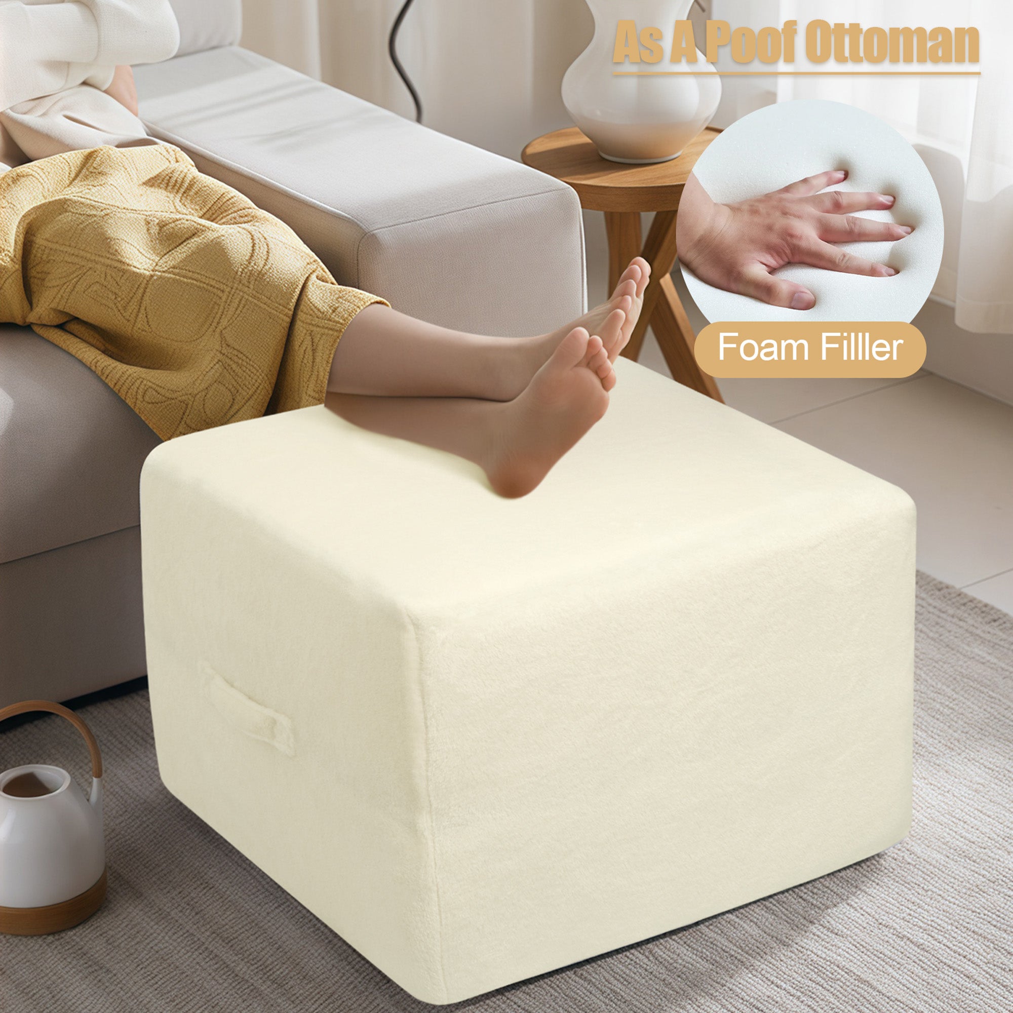 Pouf Ottoman Foot Rest