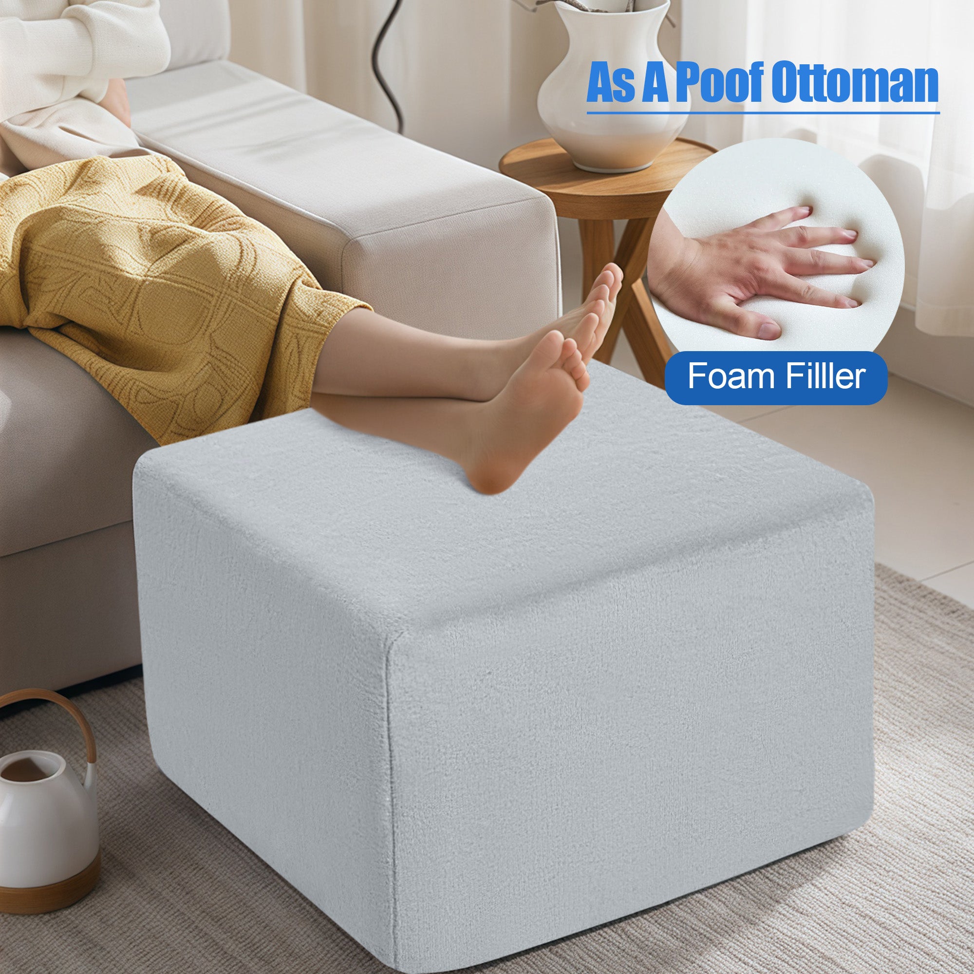 Pouf Ottoman Foot Rest