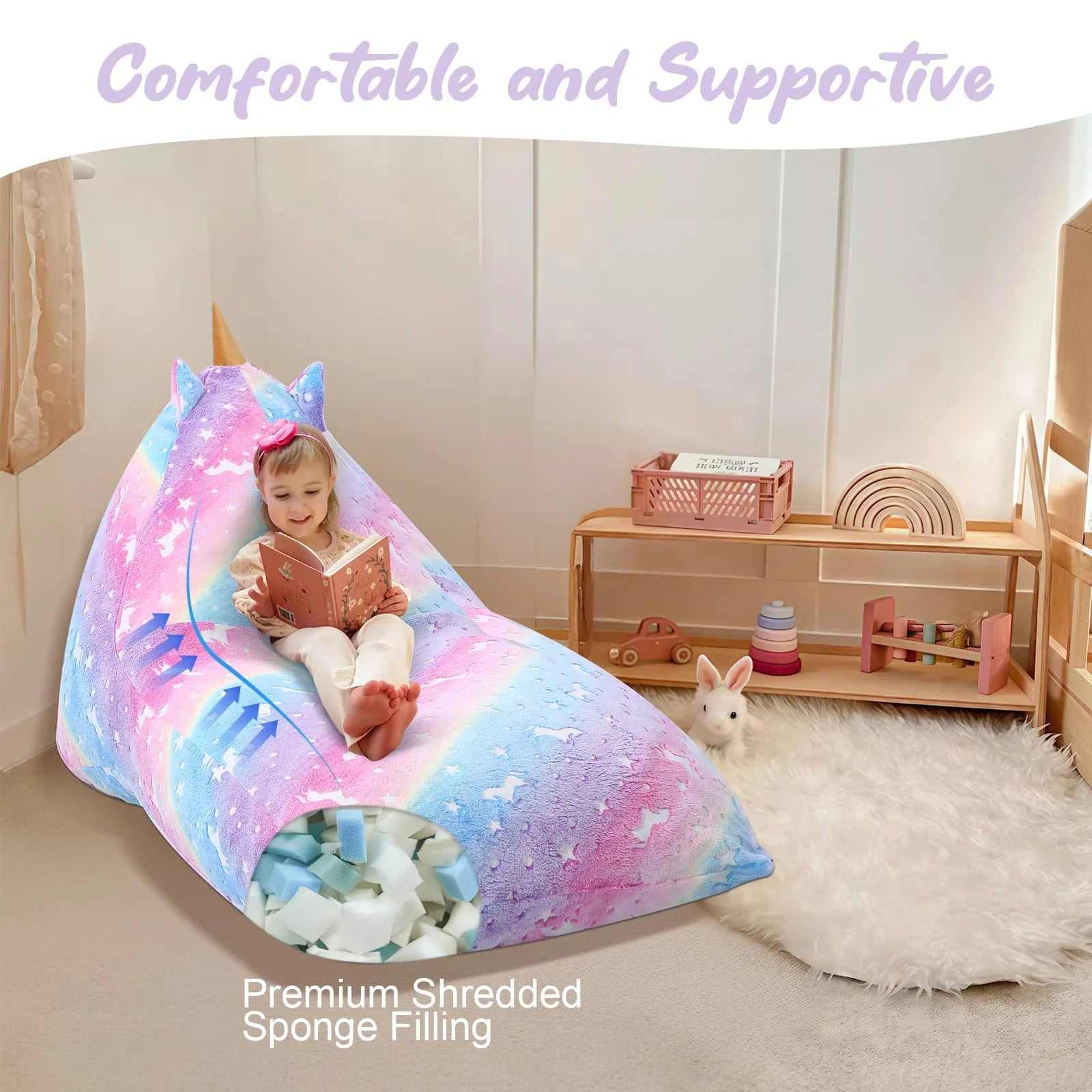 COMAX Kids Bean Bag Chairs