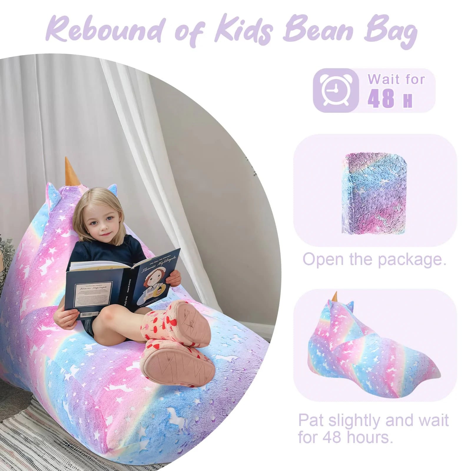 COMAX Kids Bean Bag Chairs