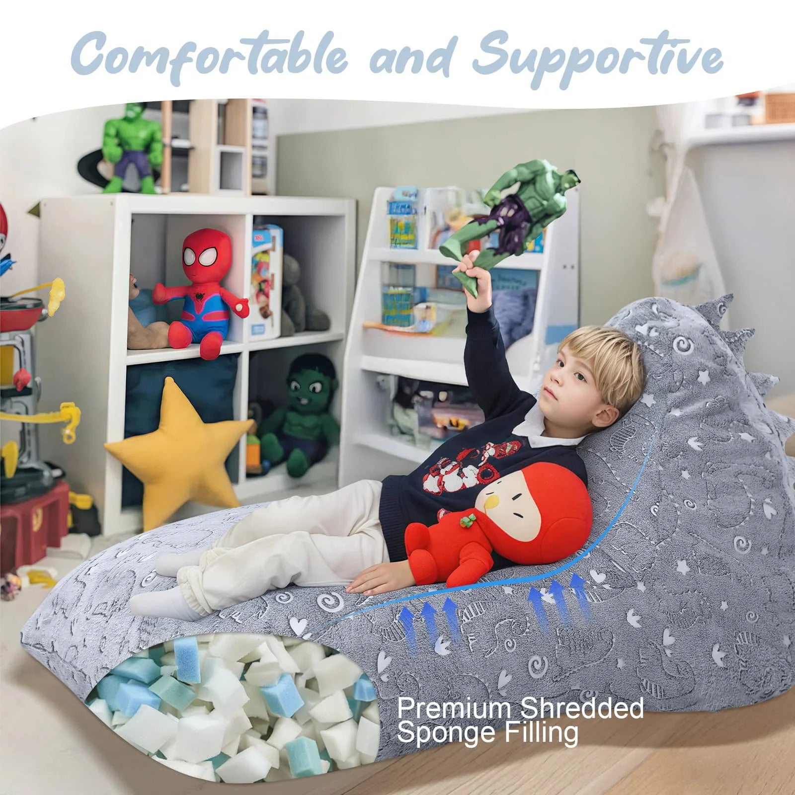 COMAX Kids Bean Bag Chairs