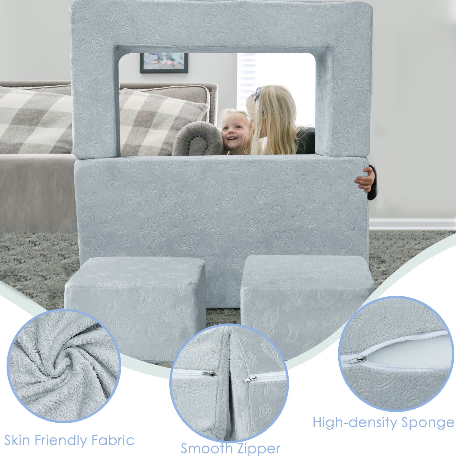 Kids Play Couch Glow in Dark | GlowSofa