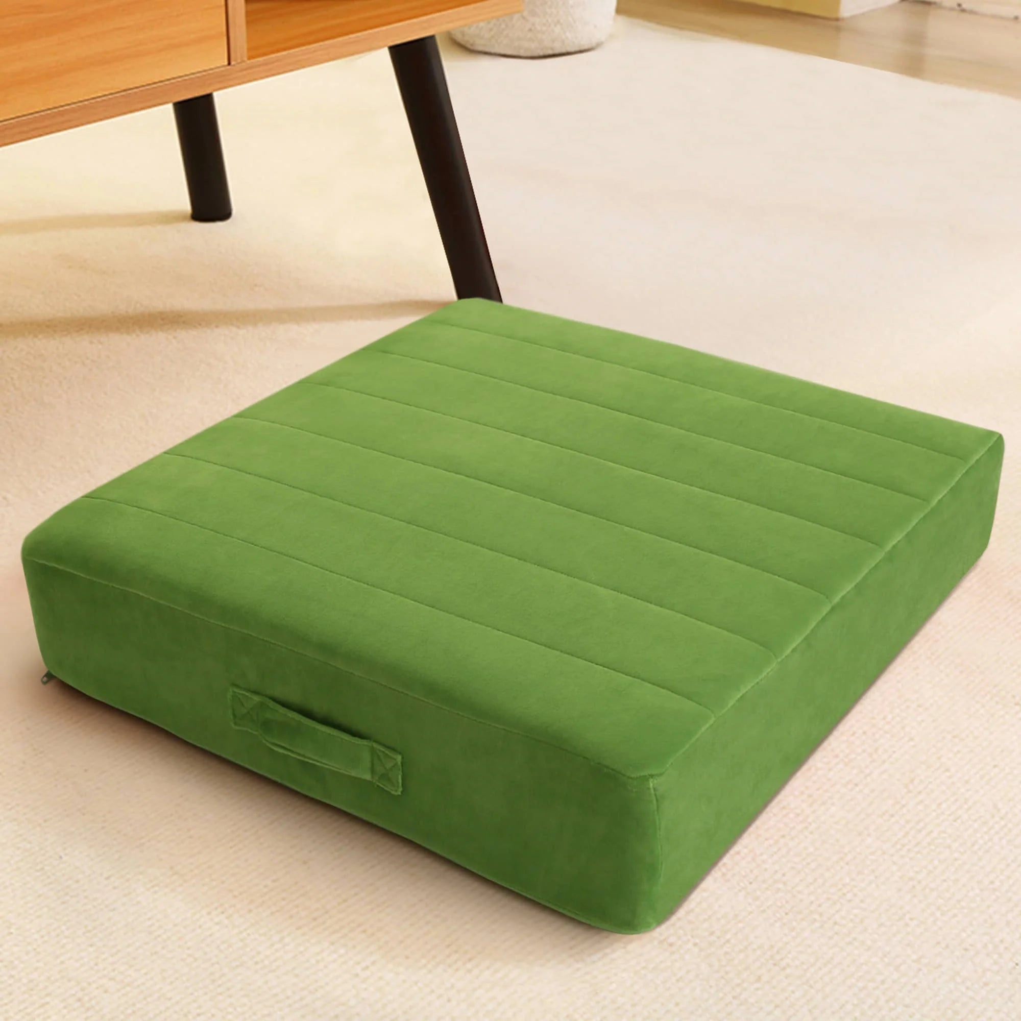 Glowosfa Large Floor Pillows-grass green