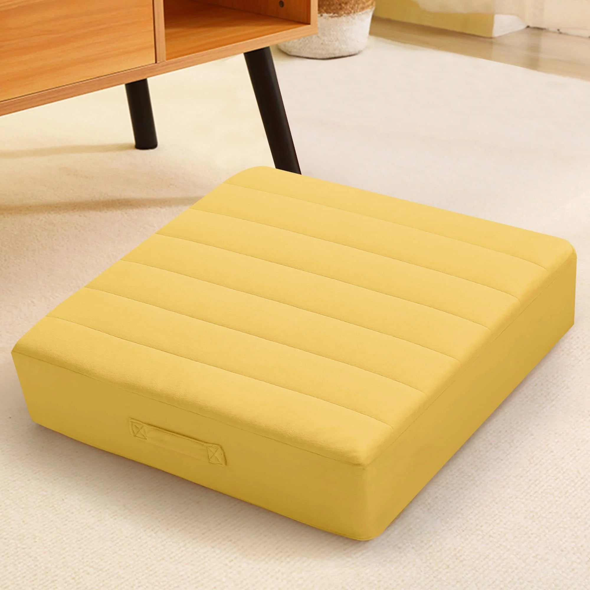 Glowosfa Large Floor Pillows-yellow