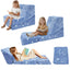 Glowsofa's Glowing Space Children's Fold Out Sofa converts to a floor lounger!
