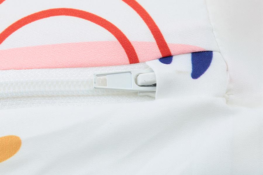 Safety Zipper for Children's Fold Out Sofa with Patterns