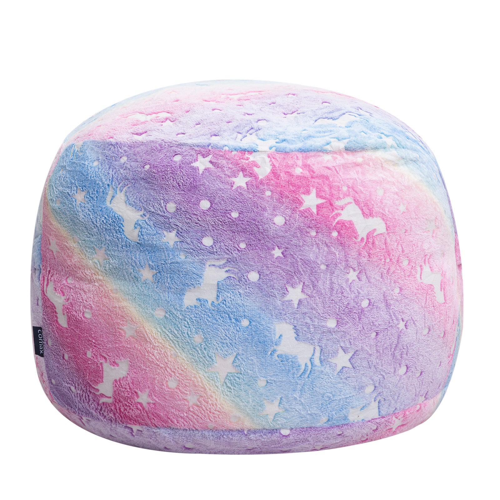 Comax's Glowing Rainbow Bean Bag Chair for kids 
